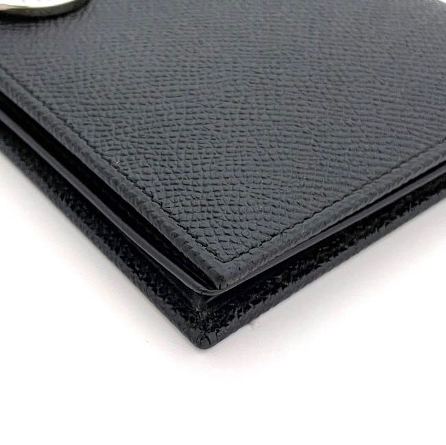 Bulgari Bifold Long Wallet Black Bvlgari Bulgari Excellent Condition Billfold