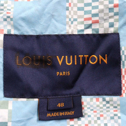 Louis Vuitton 21SS Hkb85w Distorted Damier LV Logo Zipper With Drawcord