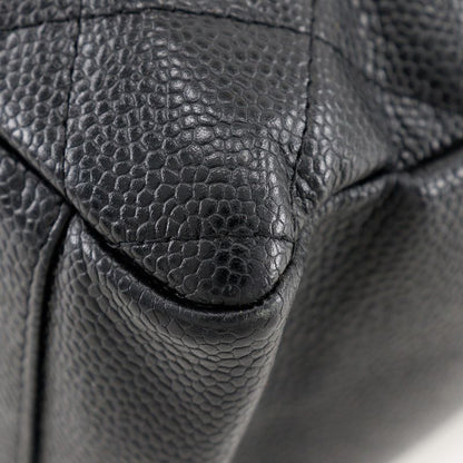 Chanel PST Chain Tote Matelasse A20994 Caviar Skin Black Ladies Shoulder Bag