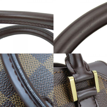 Louis Vuitton Handbags Sariasau N51284 Damier Ebène Brown Gold Hardware LV