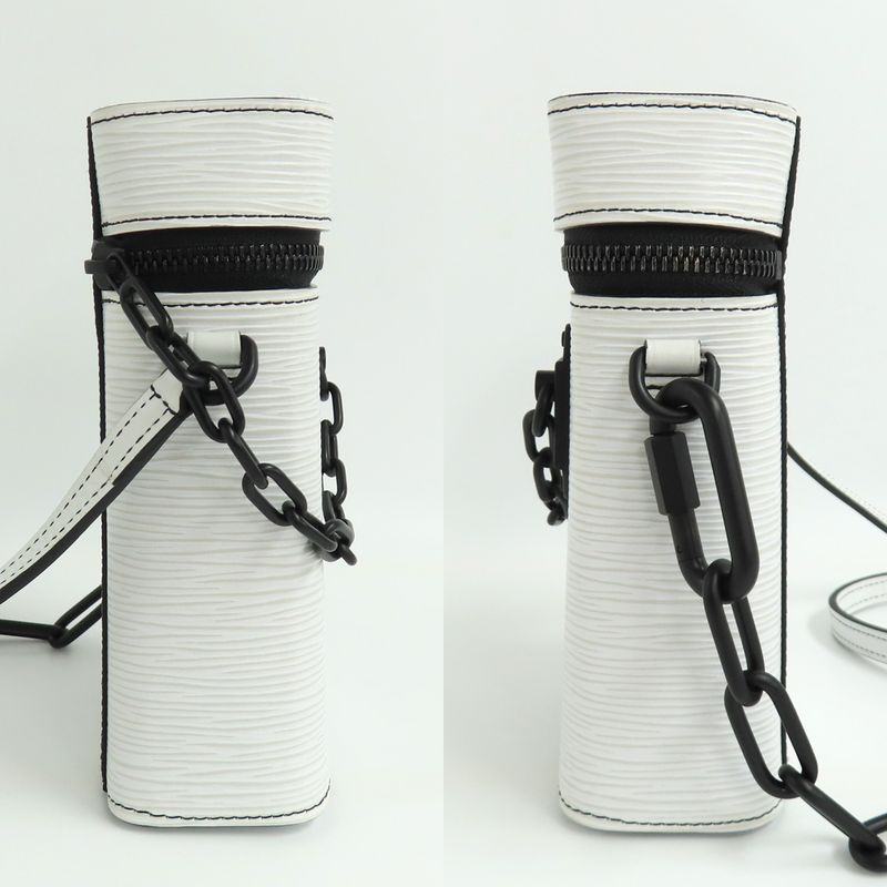 Louis Vuitton Phone Box M68791 Epi Bron White Shoulder Bag Black