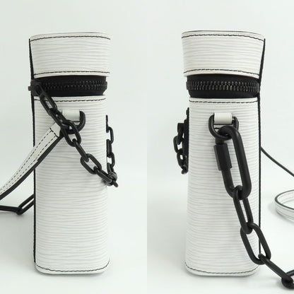 Louis Vuitton Phone Box M68791 Epi Bron White Shoulder Bag Black