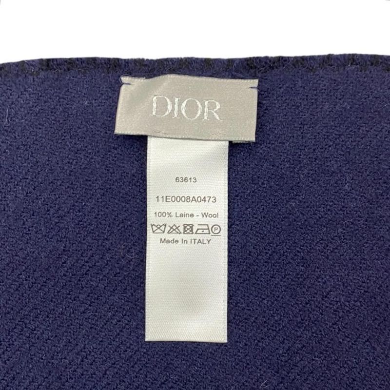 Christian Dior Scarf 11e0008a0473 Logo Wool