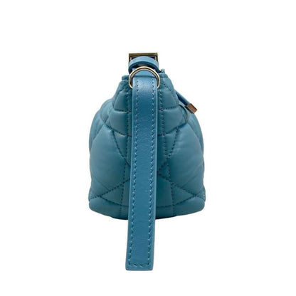 Christian Dior Handbag Nomad Pouch Small S5553omig Blue Gold Hardware Christian