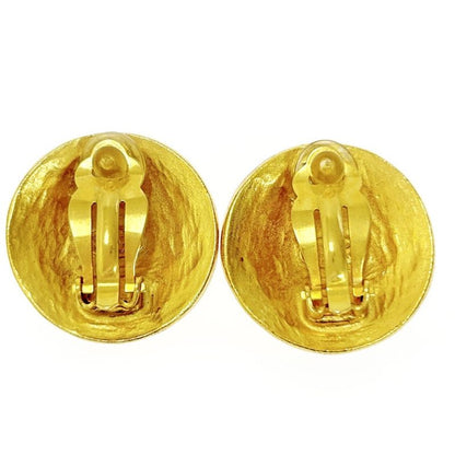 Chanel GP 96a Coco Mark Round Earrings Ladies 306701 Earrings