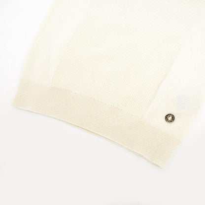 Hermes Short Sleeve Knit White Size 36 Cashmere Short Sleeve Women's