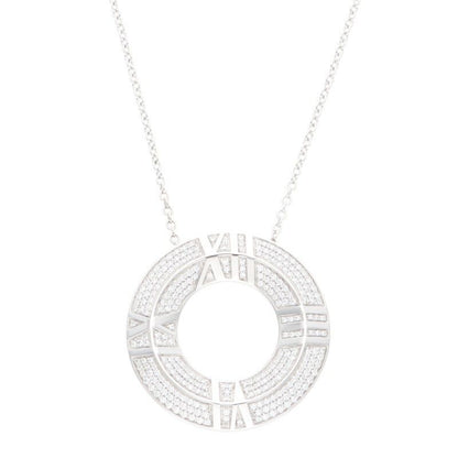 Tiffany & Co Atlas X Closed Circle Pendant Necklace Men's