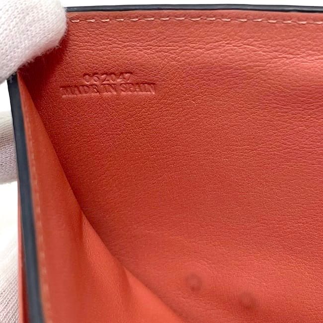 Loewe Bifold Wallet Vertical Wallet Small Beige