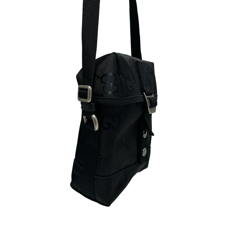 Gucci Shoulder Bag GG Pattern Black 643858