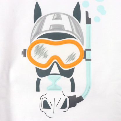 Hermes 23SS Scubh 100% Cotton Crewneck Pullover Sweatshirt White XS With Box