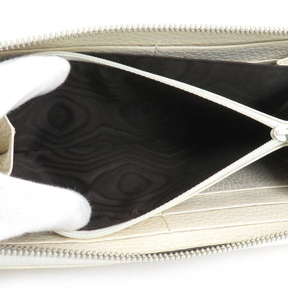 Gucci Round Zipper Long Wallet GG Marmont 456117