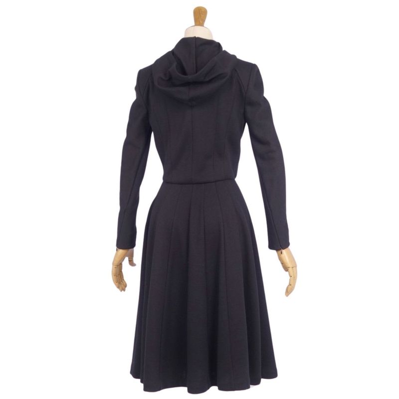 Vintage Hermes Dress Hooded Lo