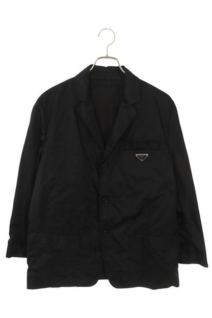 Prada Sd114 Re-nylon Triangle Plate Nylon Jacket Men's 50