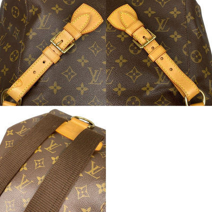 Louis Vuitton Monogram Monsouris GM Rucksack M51135 Brown