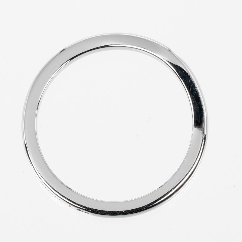 Cartier Ballerina Curve Pt950platinum X 3P Diamonds Size 7 Ladies' 3g Ring