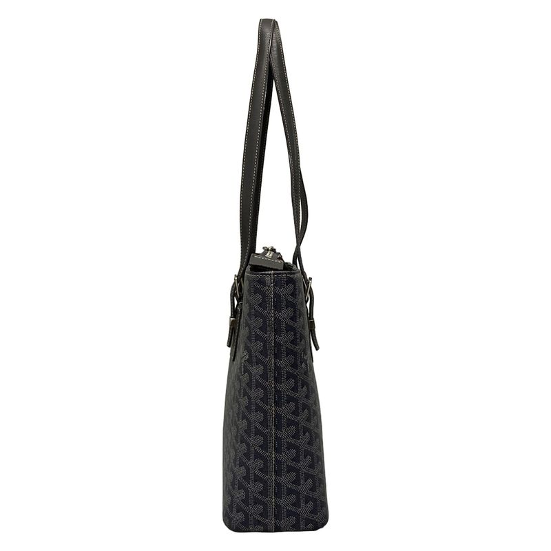 Goyard Shoulder Bag Mali Gallant MM Gray Leather
