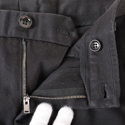 Gucci '17 Cotton Pants Men's 50 519546 Black Made In Italy