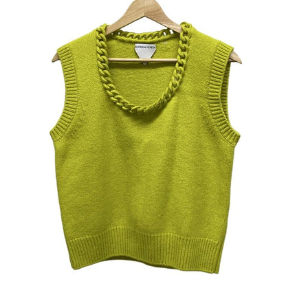 Bottega Veneta Vest Size M Women's - Yellow Green
