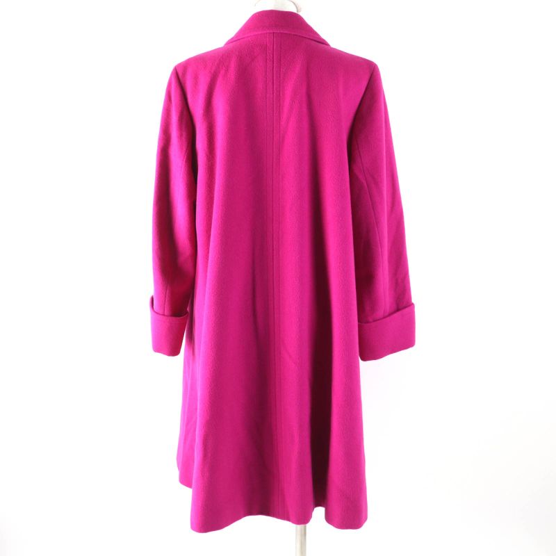 YVES Saint Laurent Yves Saint Laurent Vintage 100% Wool Long Length Coat Pink