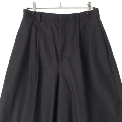 Celine 24 Taillat Pants Wool Tuck Wide Slacks Pants Bottoms 2p625778q Black 36