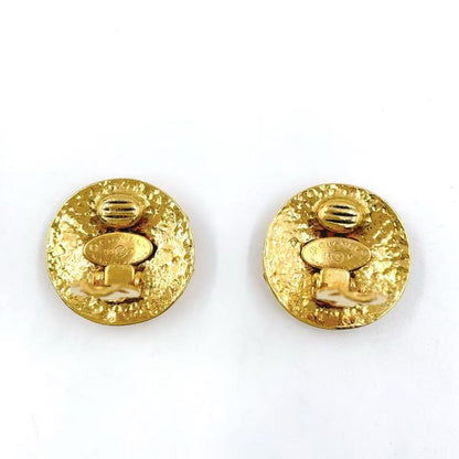 Chanel Coco Mark GP Gold Earrings