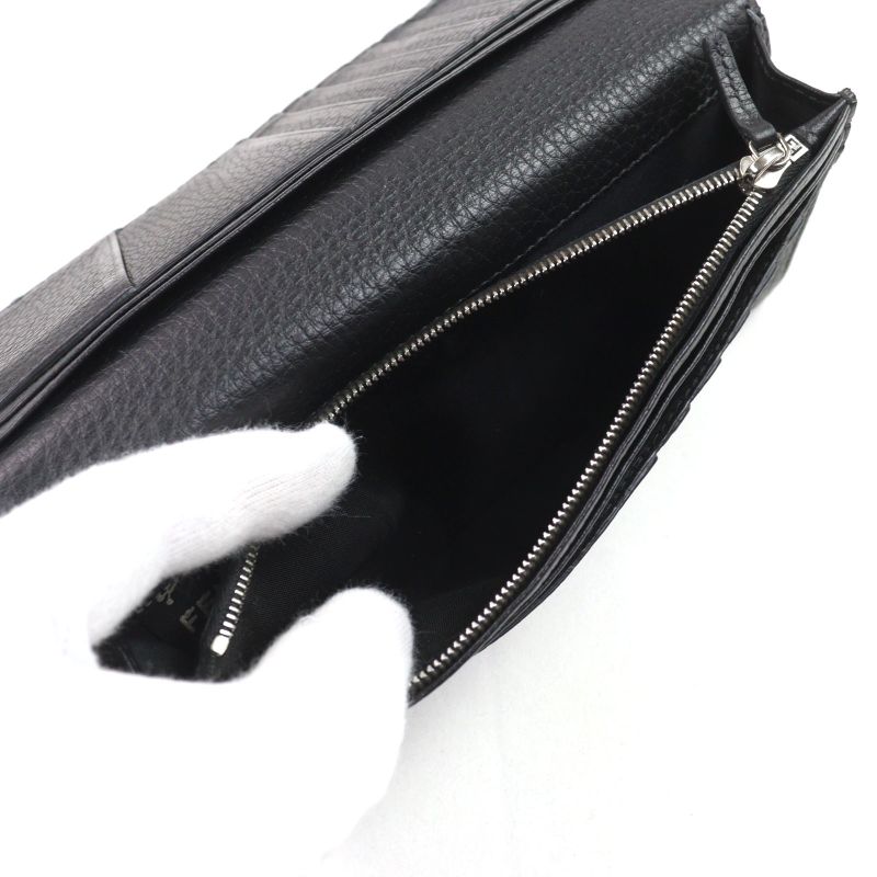 Fendi 7m0186 Selleria Cuoio Romano Logo Engraved Hand-stitched