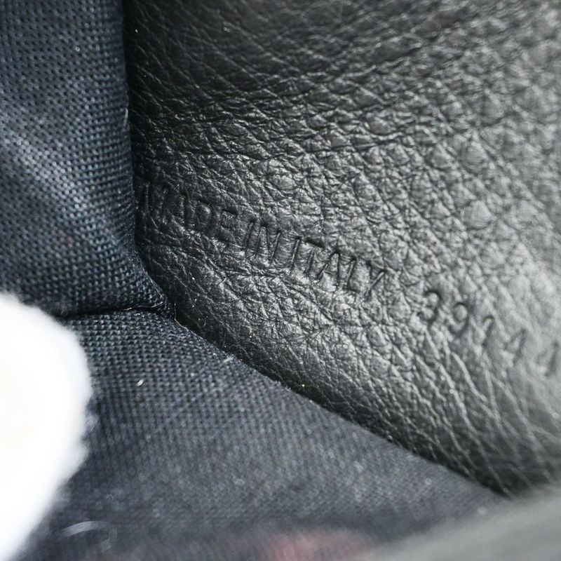 Balenciaga Trifold Wallet Mini Wallet Leather Black 62ka374