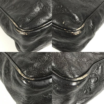 Gucci Shoulder Bag Guccissima GG 201448 Striped Leather Brown