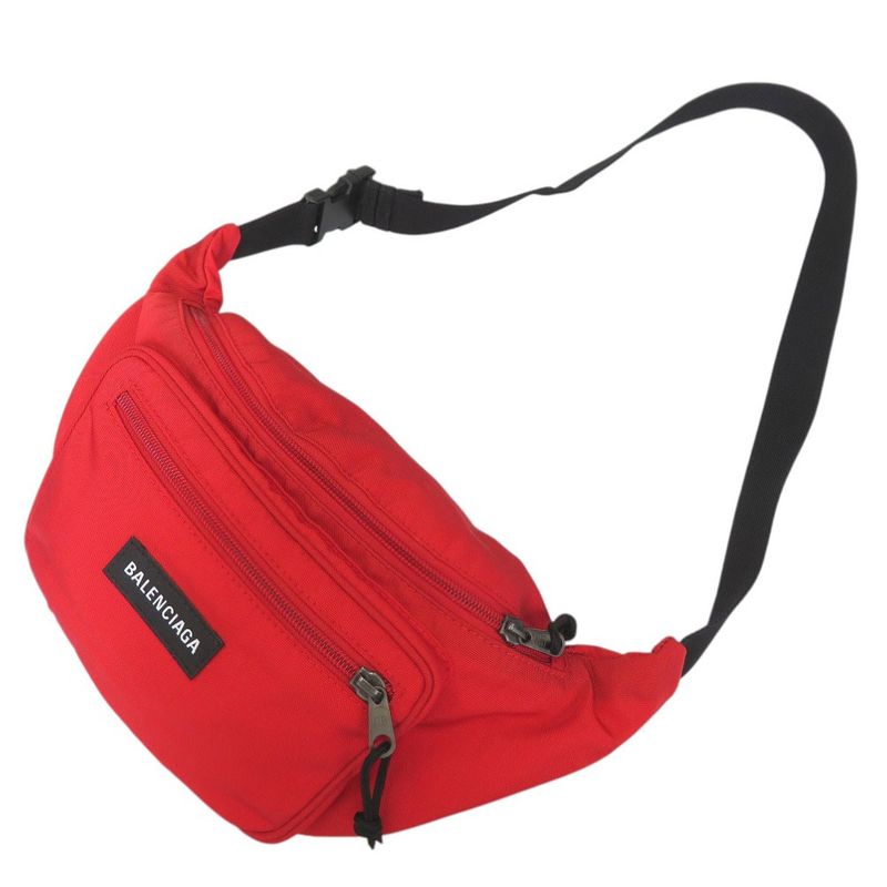 Balenciaga Explorer Belt Bag Body Bag 482389 Waist Bag Nylon Red 0017 Balenciaga