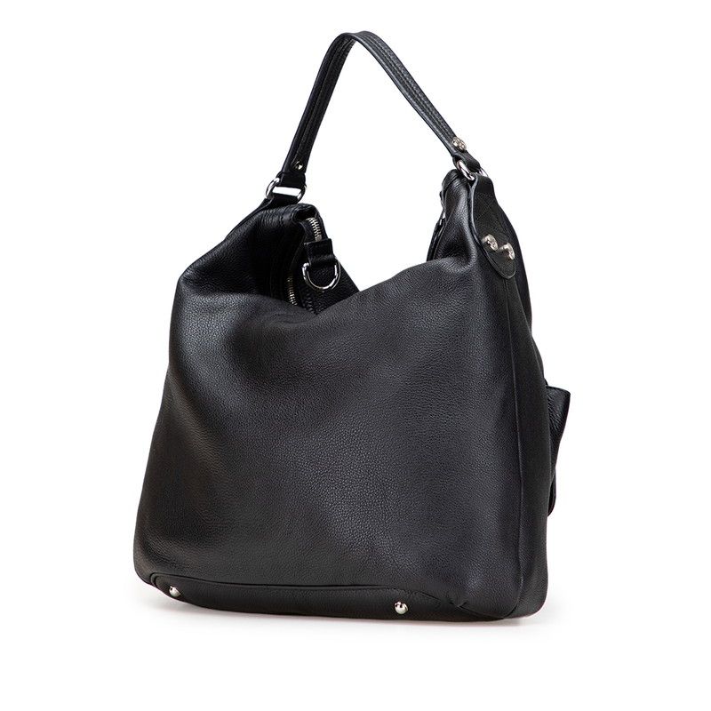 Gucci Interlocking G 232935 Black Leather Women's Gucci