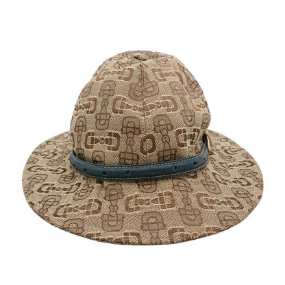 Gucci Bucket Hat Horsebit Brown Beige Green Size M