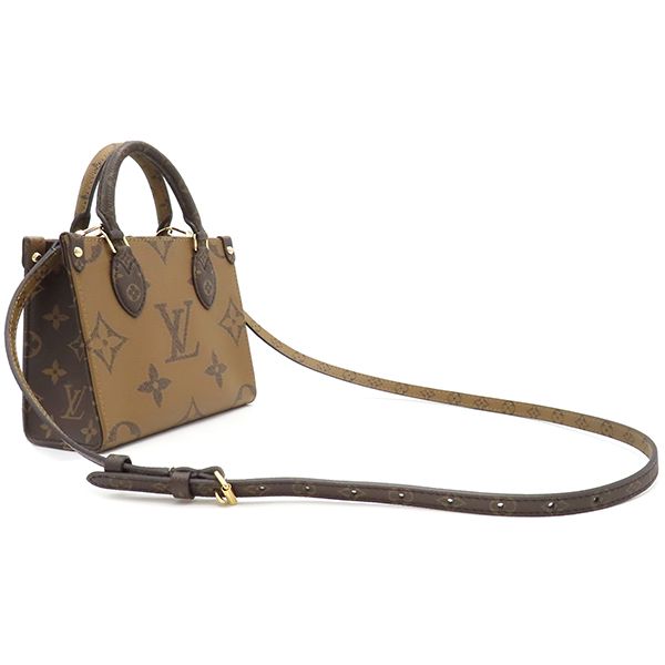Louis Vuitton 2way Bag on the Go BB Monogram Canvas Monogram Reverse Canvas