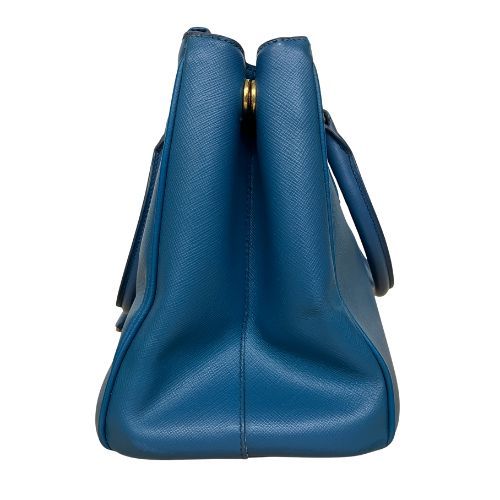 Prada Handbag Saffiano Leather Saffiano Leather Galleria Blue