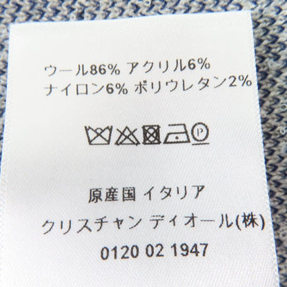 Christian DIOR 144v50am350 JA DIOR Paris Cropped Bomber Jacket Navy White 44