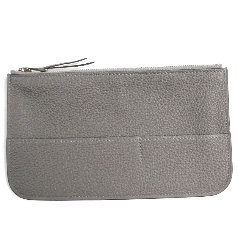 Hermes Dogon GM Duo Grimayer Silver Hardware Serie Button Togo Long Wallet