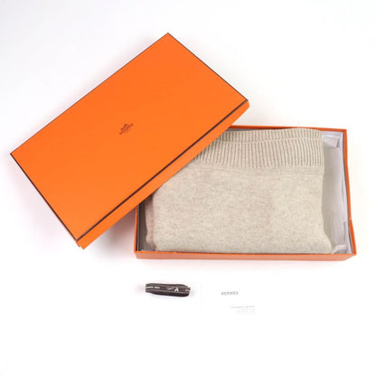 Hermes 24AW 4h2541d1 100% Cashmere Asymmetrical Long Sleeve Knit Dress With