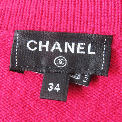 CHANEL 22AW P73483 100% Cashmere Lucky Charm Cropped Length Knit Cardigan