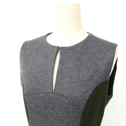 Fendi Dress Size 42 Bicolor Sleeveless Dress Made In Italy 20240924 Ra1362