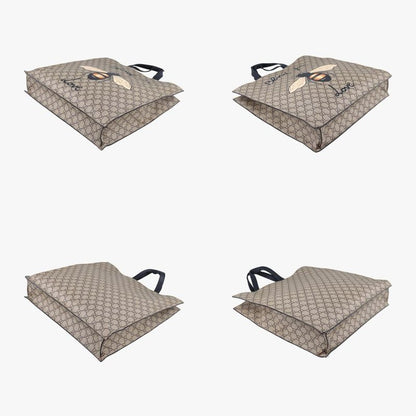 Guccigg Supreme Bee Brown And Ruched PVC Coated Canvas 450950 B024905997