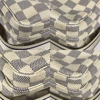 Louis Vuitton Naviglio Shoulder Bag N51189 Damier Azure Canvas White
