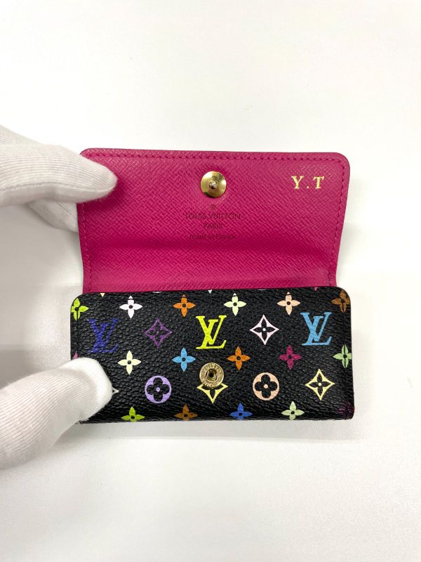 Louis Vuitton Monogram Multicolor Multicles 4 Key Case M93732 Black Grenade