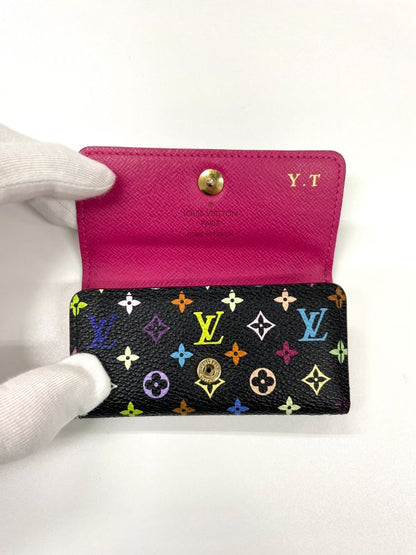 Louis Vuitton Monogram Multicolor Multicles 4 Key Case M93732 Black Grenade