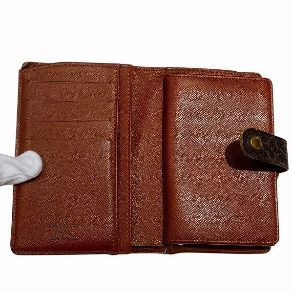 Louis Vuitton Monogram Porte Monevier Viennois M61663 Clasping Bifold Wallet