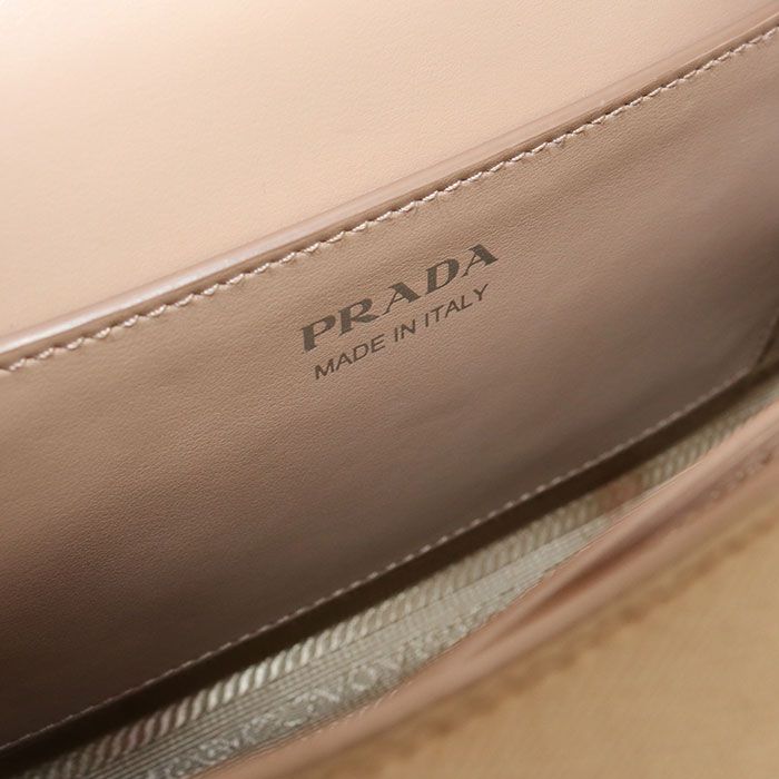 Prada Chain Saffiano Leather 1bd127 2ERX F0ork Shoulder Bag Leather Women