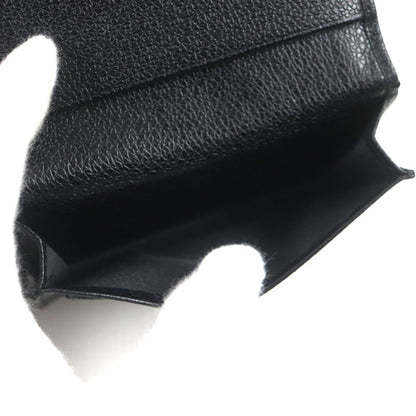  Bvlgari Leather Bifold Pass Case With Logo Plate Card Case Business Card