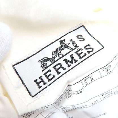 Hermes 22SS 100% Cotton Reversible Stadium Light Jacket White Off White 52