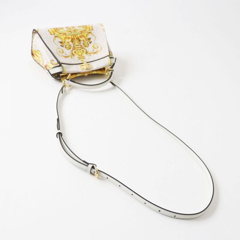 Fendace Fendi X Versace Collaboration 8bn244 Mini Peekaboo