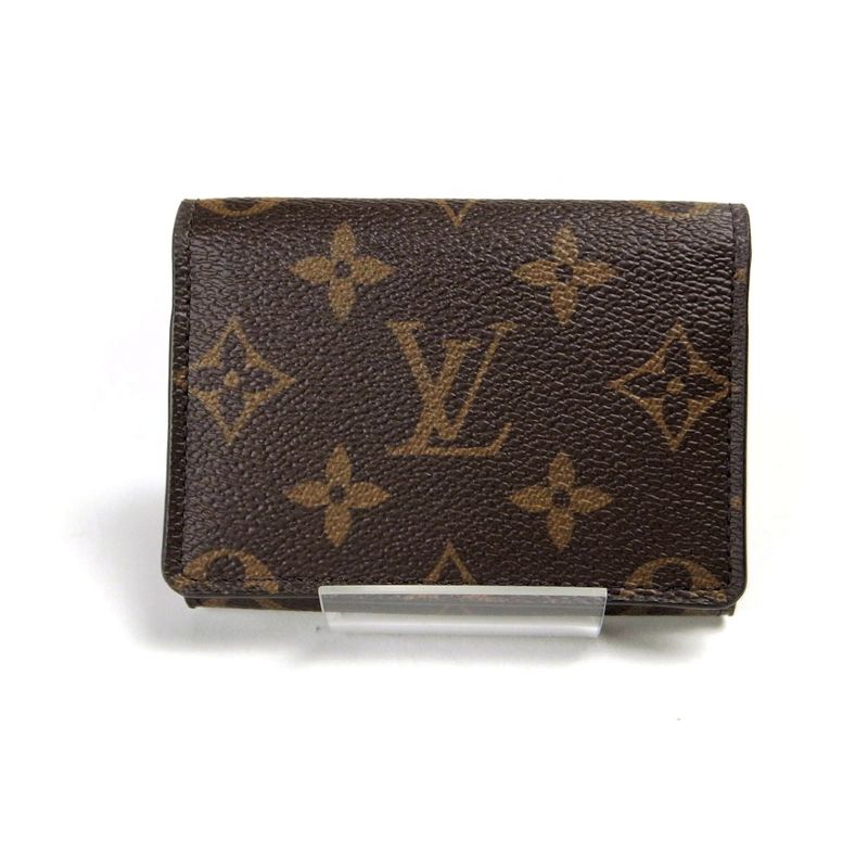 Louis Vuitton Envelop Carte De Visite M63801 Card Case Monogram Pawnshop