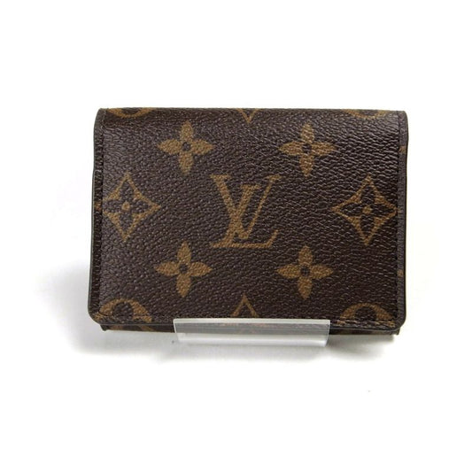 Louis Vuitton Envelop Carte De Visite M63801 Card Case Monogram Pawnshop
