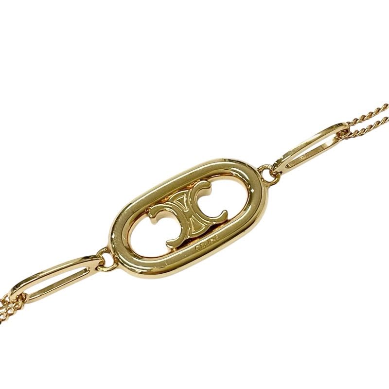 Celine Bracelet Bangle Cuff Gold Triomphe